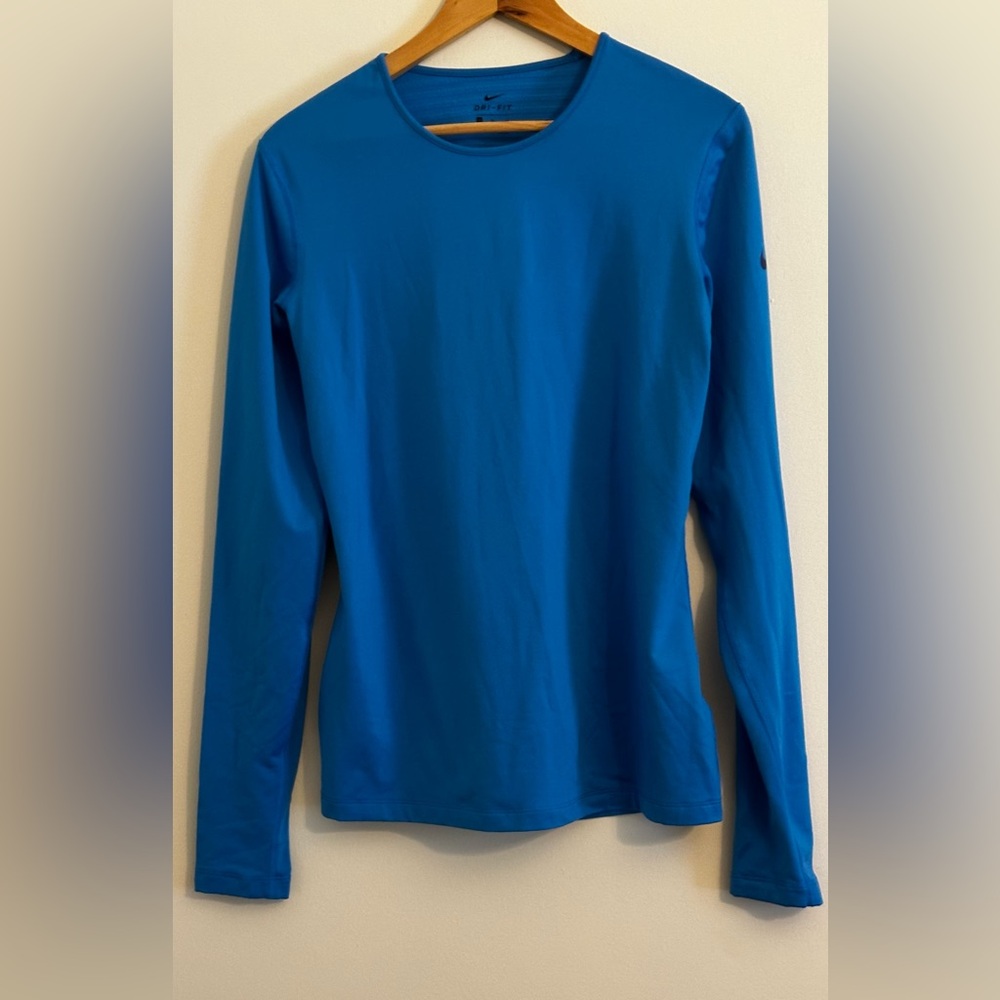 Nike Blue Long Sleeve Top
